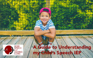 A Guide to Understanding my Child’s Speech IEP