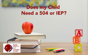 Does my Child Need a 504 or IEP?